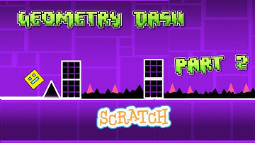 Scratch 3.0 でジオメトリ ダッシュ ゲームを作成する方法 |パート 2 |危険、パーティクル、レベルコンプリート、スコア