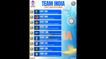 icc world cup 2023 india team matchschedule???????#IndiaWorldCupSchedule #ODIWorldCup2023