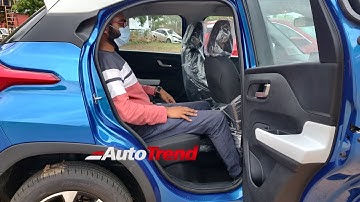 Tata Punch Micro SUV - Rear Seat  Quick Review | Comfortable for 3 Passengers ?!
